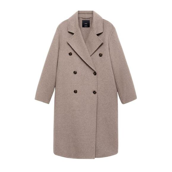 Mango Picarol Handmade Oversized Wool Coat - S - Picture 1 of 8